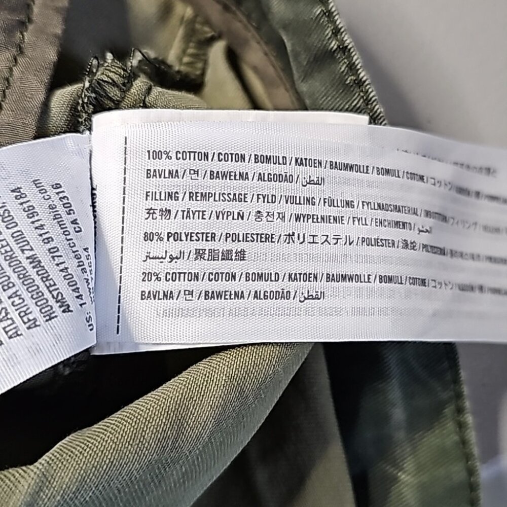 ABERCROMBIE & Fitch xs army camo zip up jacket - Picture 7 of 7
